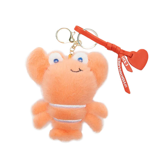 Fluffy Lobster Bag Charm