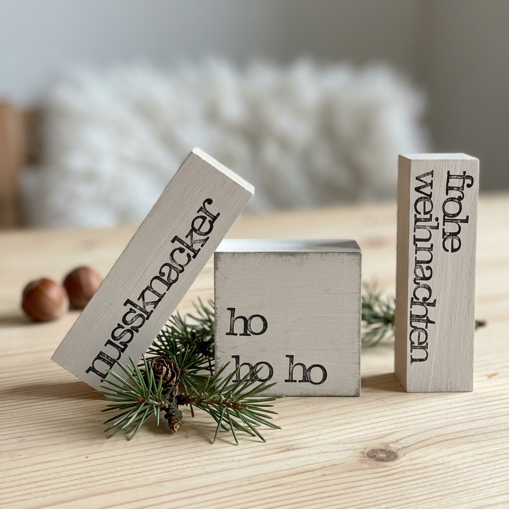 Frohe Weihnachten, Textbaustein