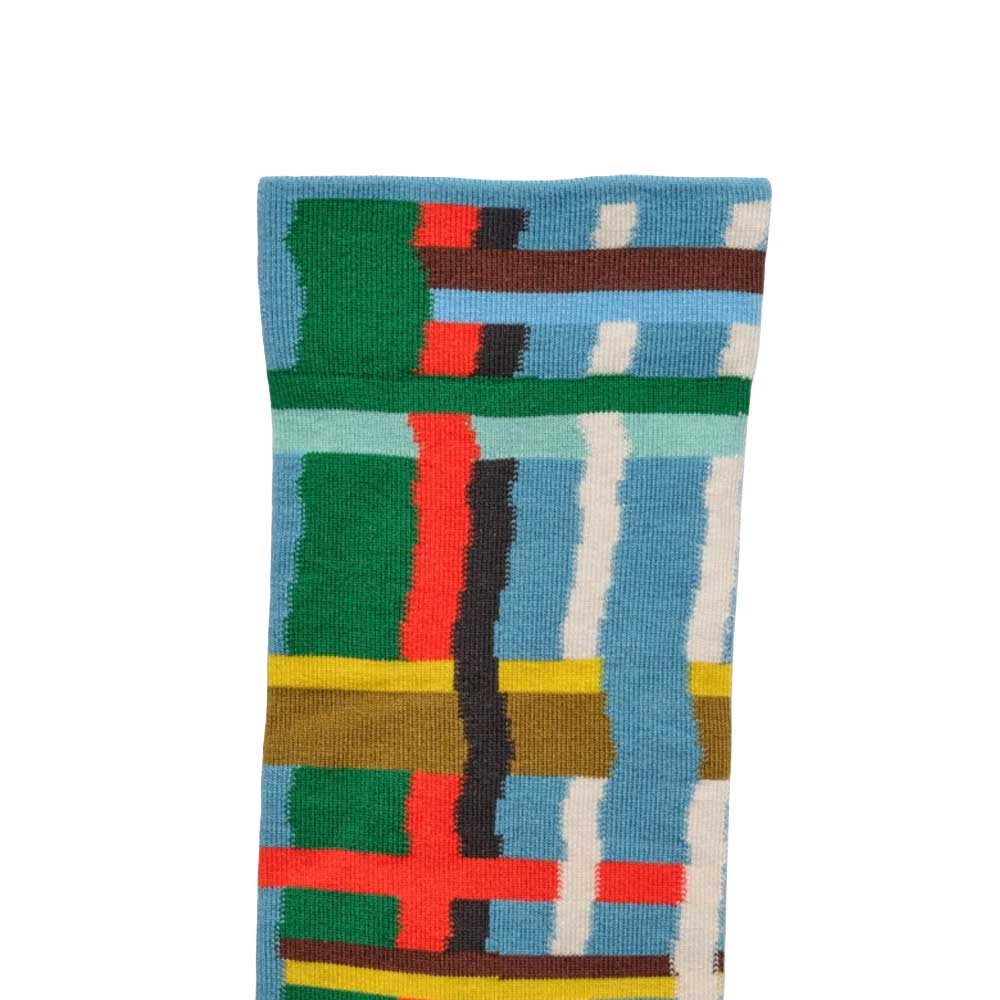 Socks Carreaux Blue FS101 (39-41)