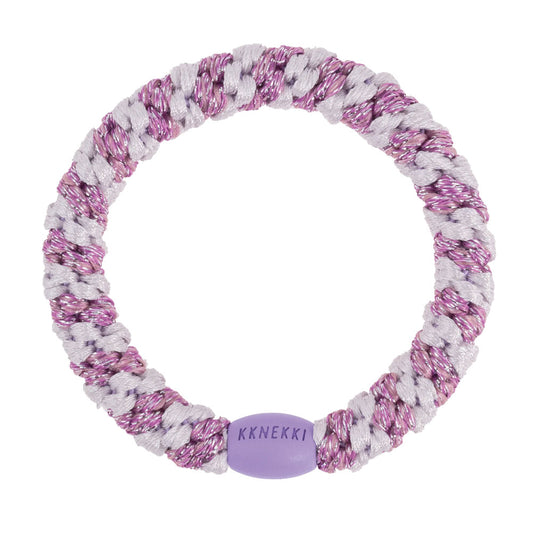 KKNEKKI Lavender pink glitter stripe
