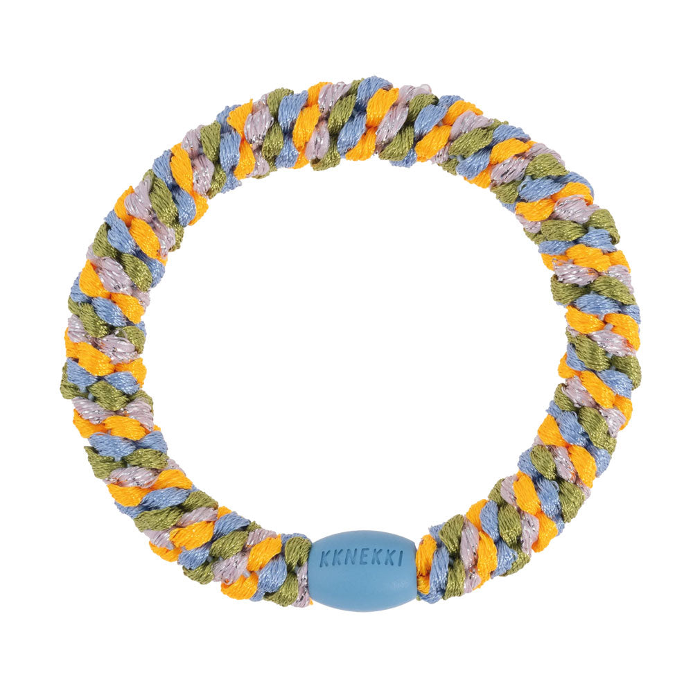 KKNEKKI Mix light orange sky blue glitter