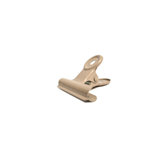 Klammer groß beige