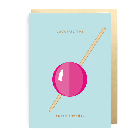 3D Pop-Up Card COCKTAIL TIME