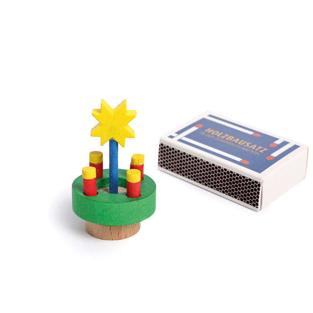 Advent Wreath Wooden Kit
