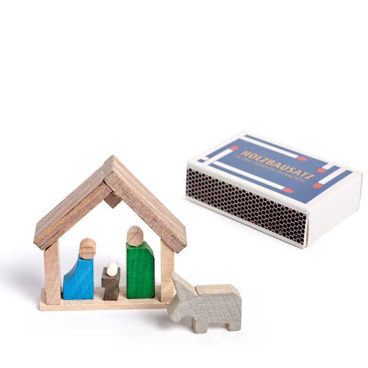 Wooden Nativity Scene Building Kit
