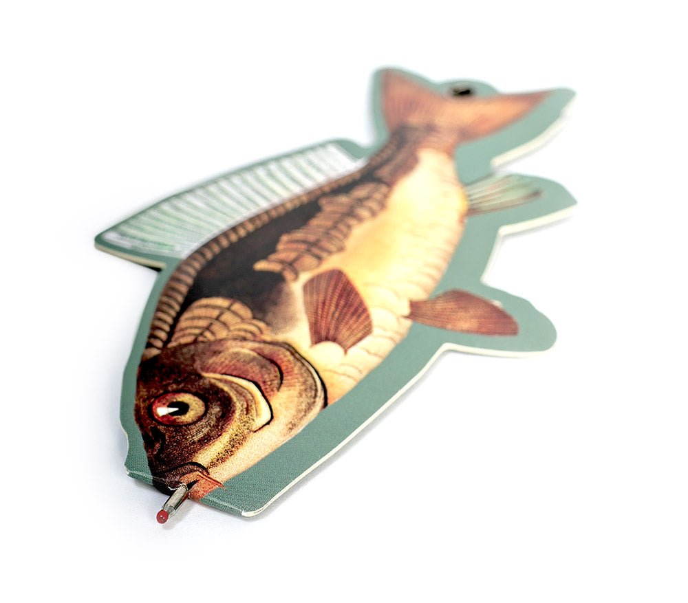 Lesezeichen und Kugelschreiber Fisch