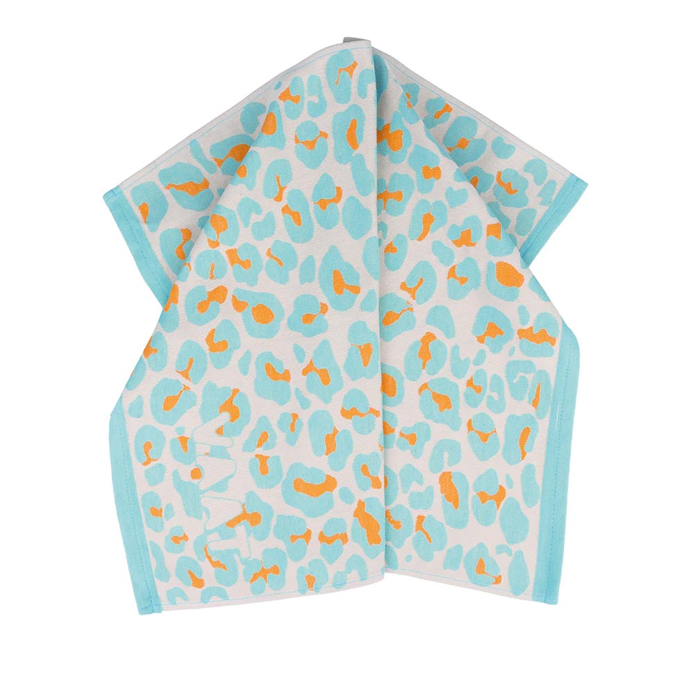 Tea towel Leo-Pastel Blue / Yellow