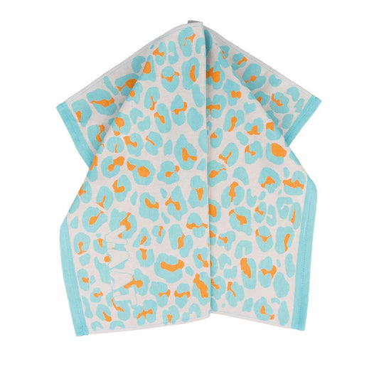 Geschirrhandtuch Leo-Turquoise