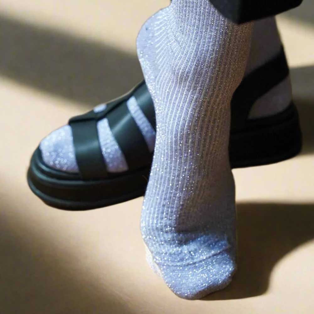 Glitter Socks Lilac 36-40