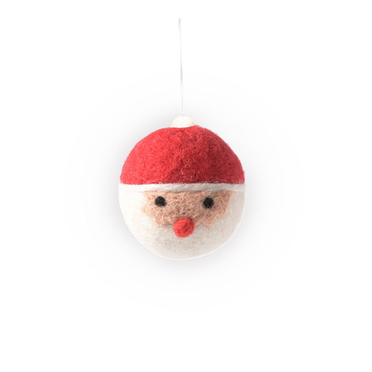 Wollanhänger Santa