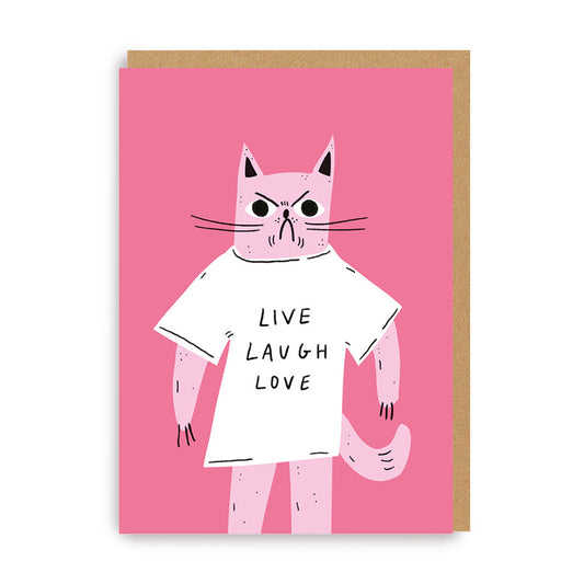 Klappkarte LIVE LAUGH LOVE