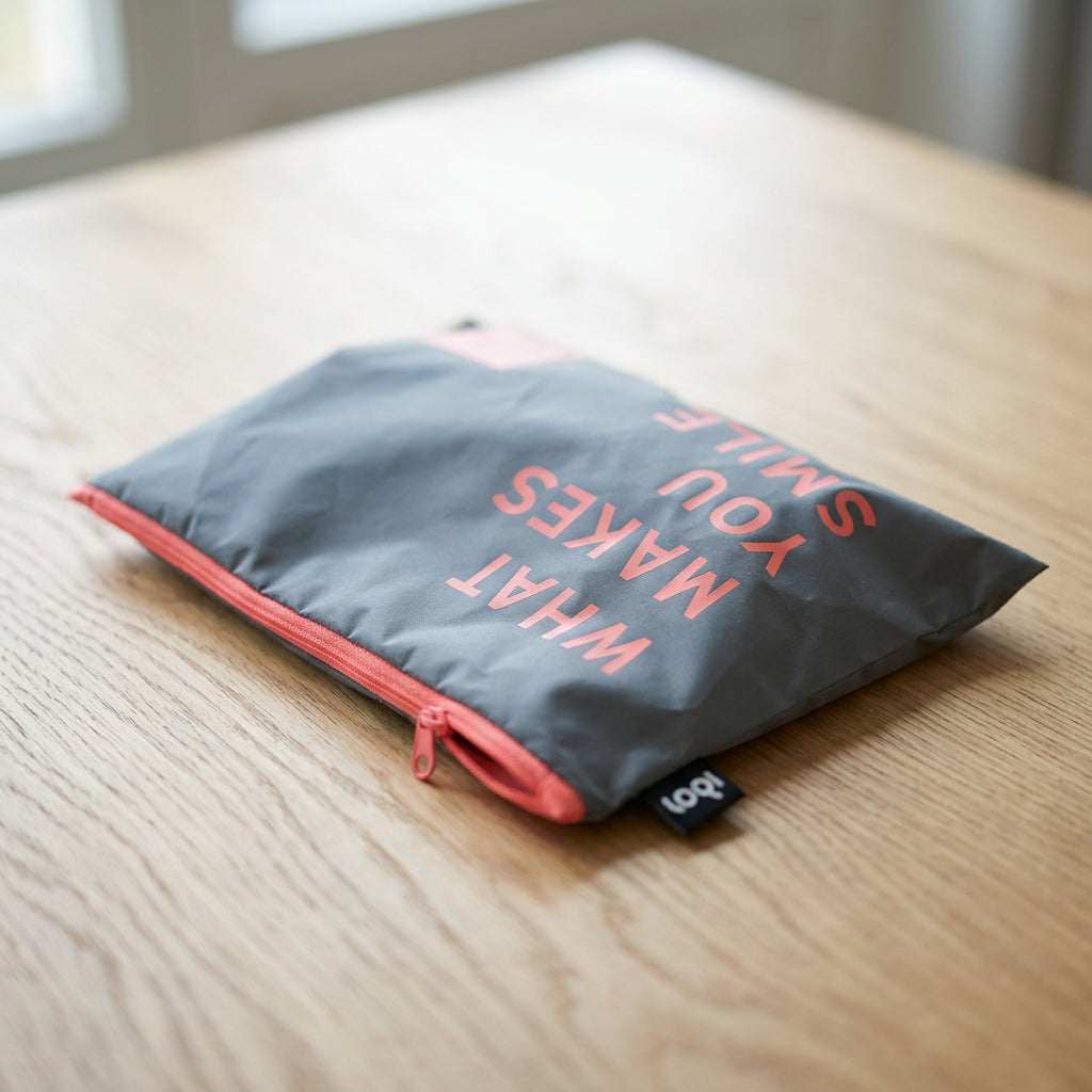 not the girl x loqi Zip Bag Reflective