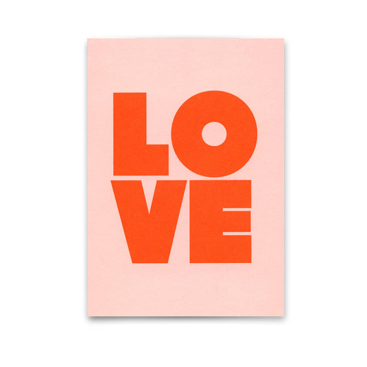Postkarte Love Red