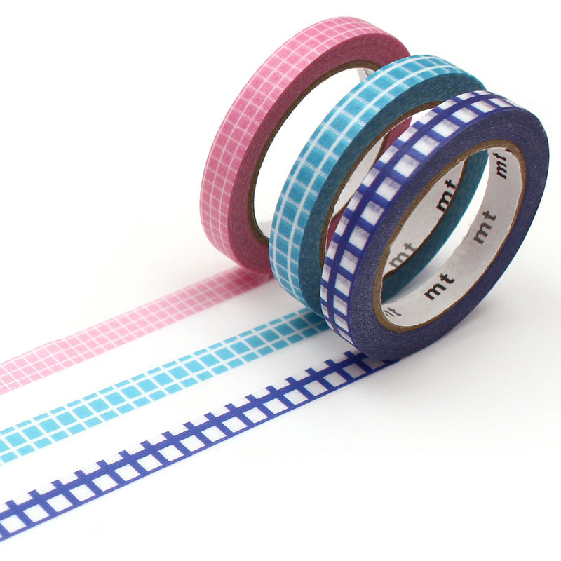 MT Masking Tape Set of 3 SLIM grid