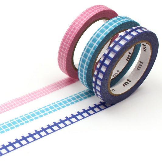 MT Masking Tape Set of 3 SLIM grid