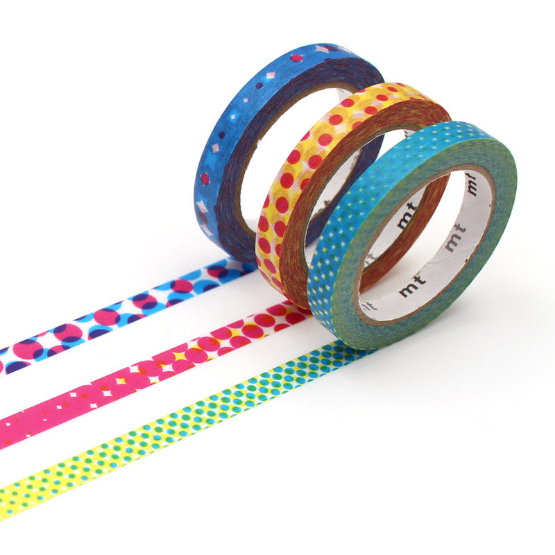 MT Masking Tape 3-Piece Set SLIM Moire