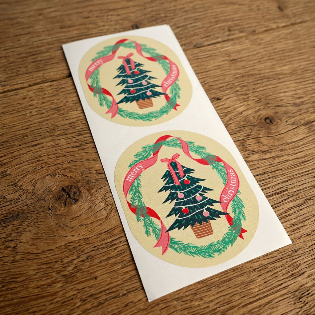 3 Sticker Christmas Tree