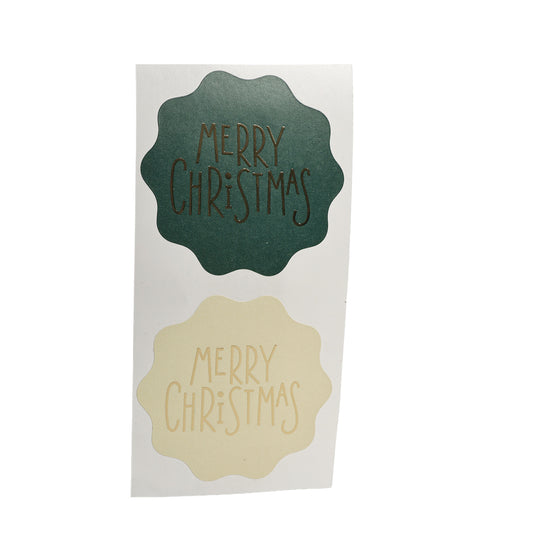 2 Sticker Merry Christmas
