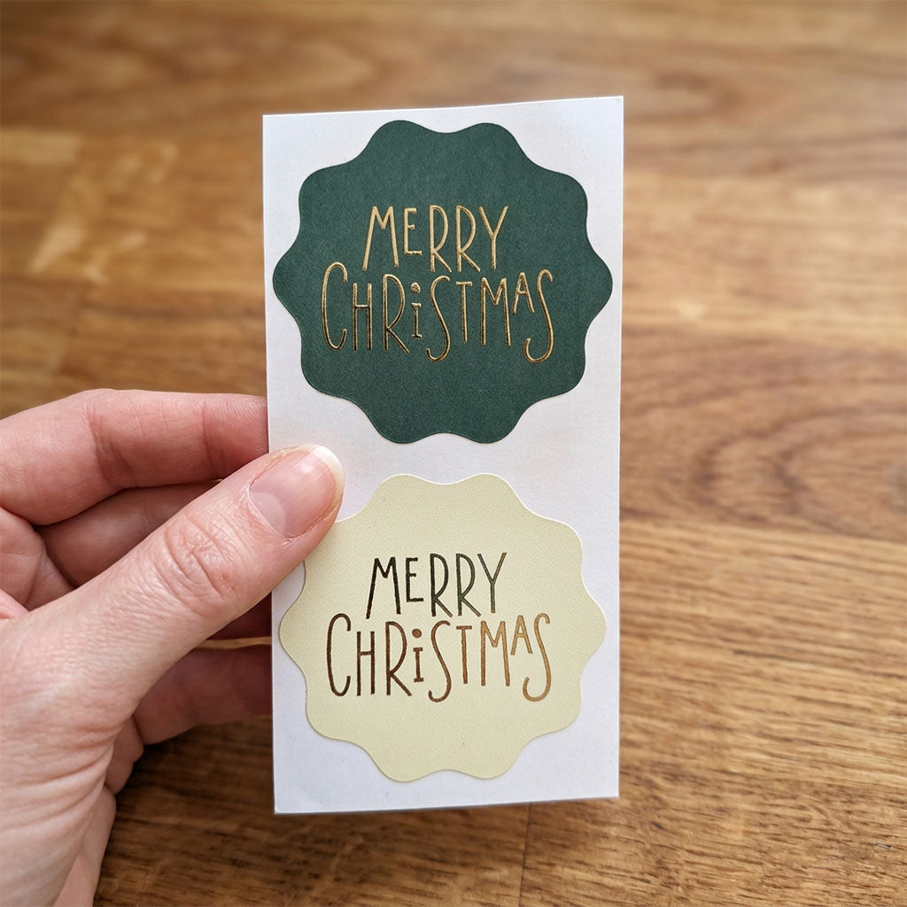 2 Sticker Merry Christmas