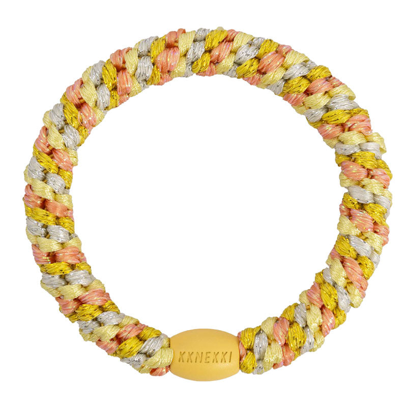 KKNEKKI Mix yellow peach glitter