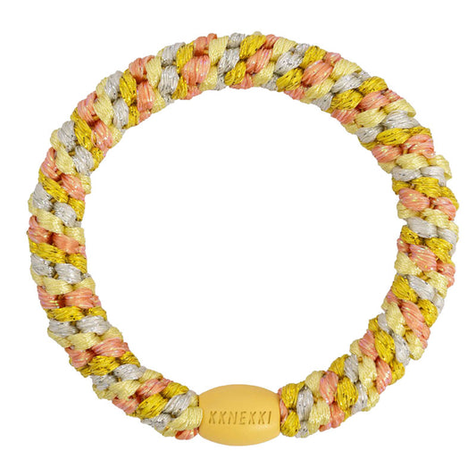 KKNEKKI Mix yellow peach glitter