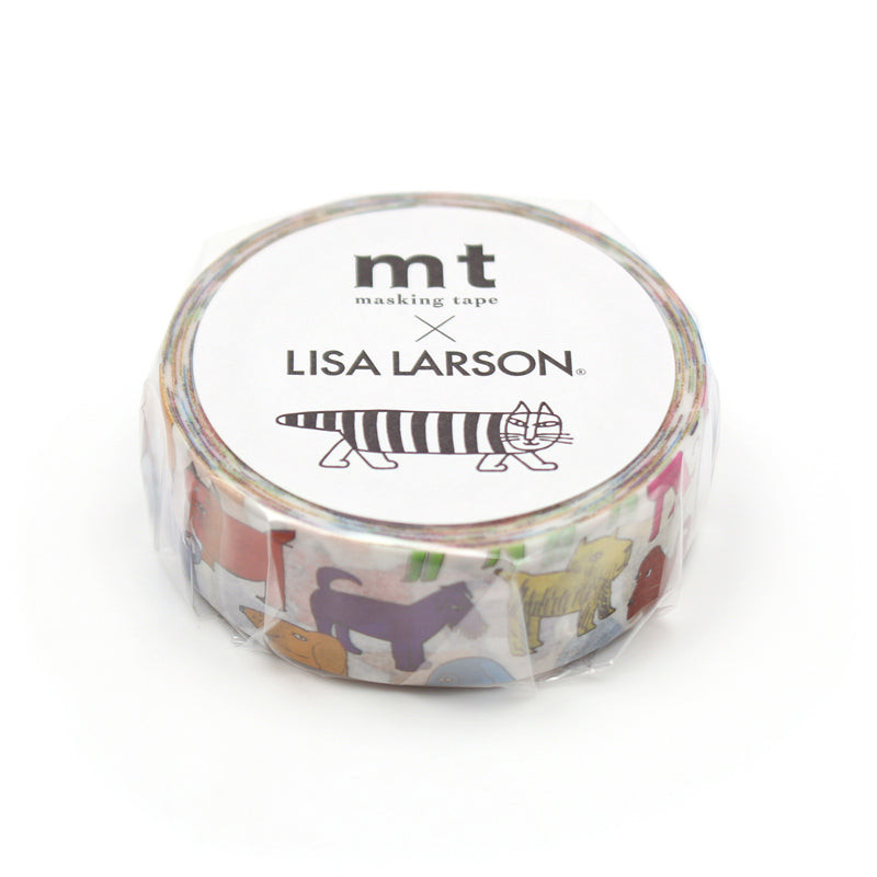 MT Masking Tape Colorful Dog