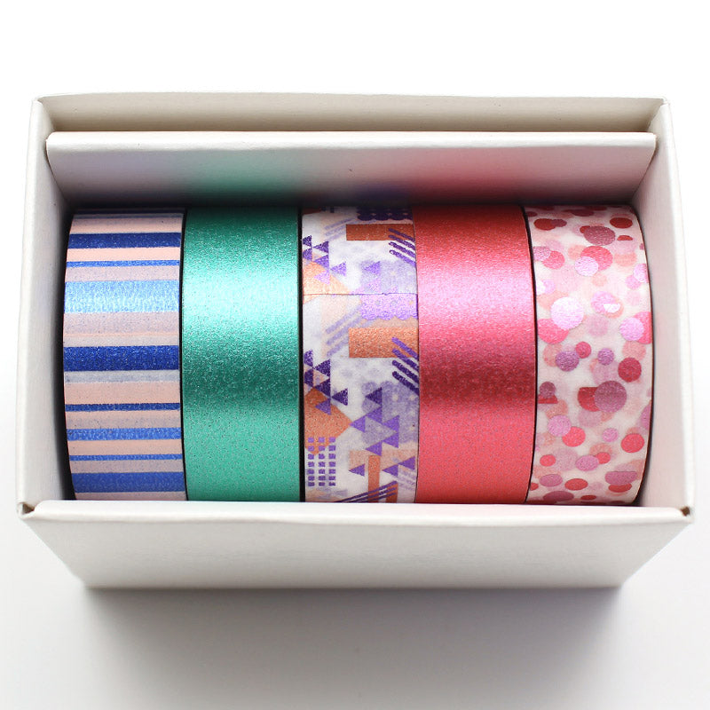MT Masking Tape Set of 5 Giftbox Bright