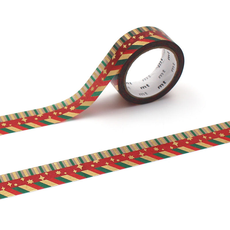 MT Masking Christmas Tape High Brightness Happy Color Pattern