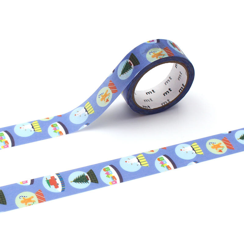 MT Masking Christmas Tape Snow Globe Christmas
