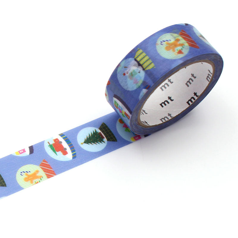 MT Masking Christmas Tape Snow Globe Christmas