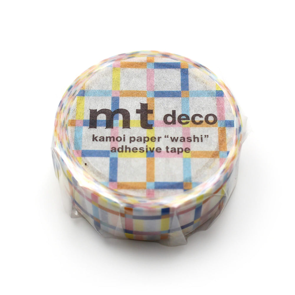 MT Artist Masking Tape Colorful Gingham Check random