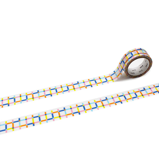 MT Artist Masking Tape Colorful Gingham Check random