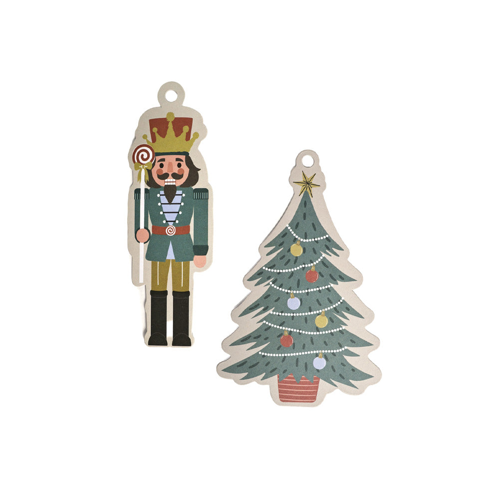 Geschenkanhänger Set Nussknacker