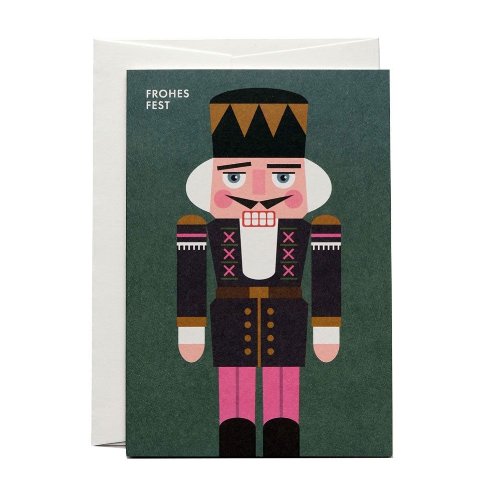 Folding card NUTCRACKER