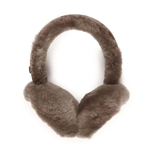 Lambskin Ear Warmers Taupe