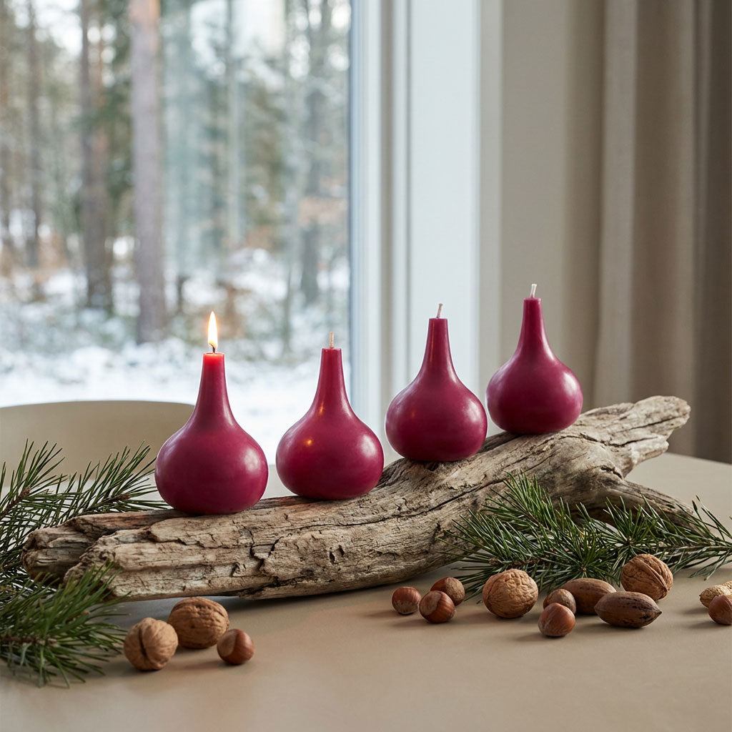 Onion Candle Plum