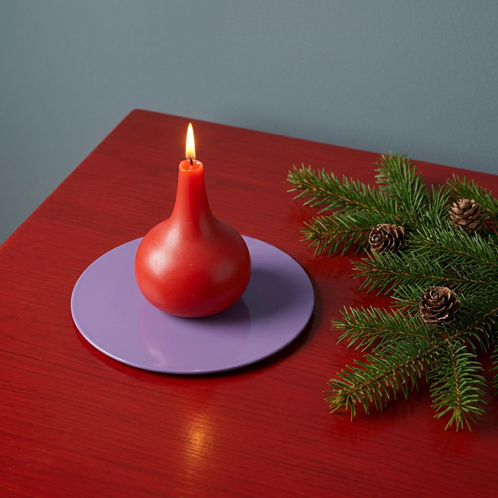 Onion Candle Red