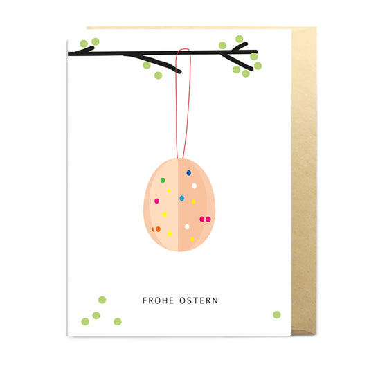 Klappkarte FROHE OSTERN