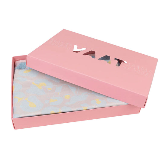 2-piece set of hand and tea towels Leo-Pastel Blue / Yellow