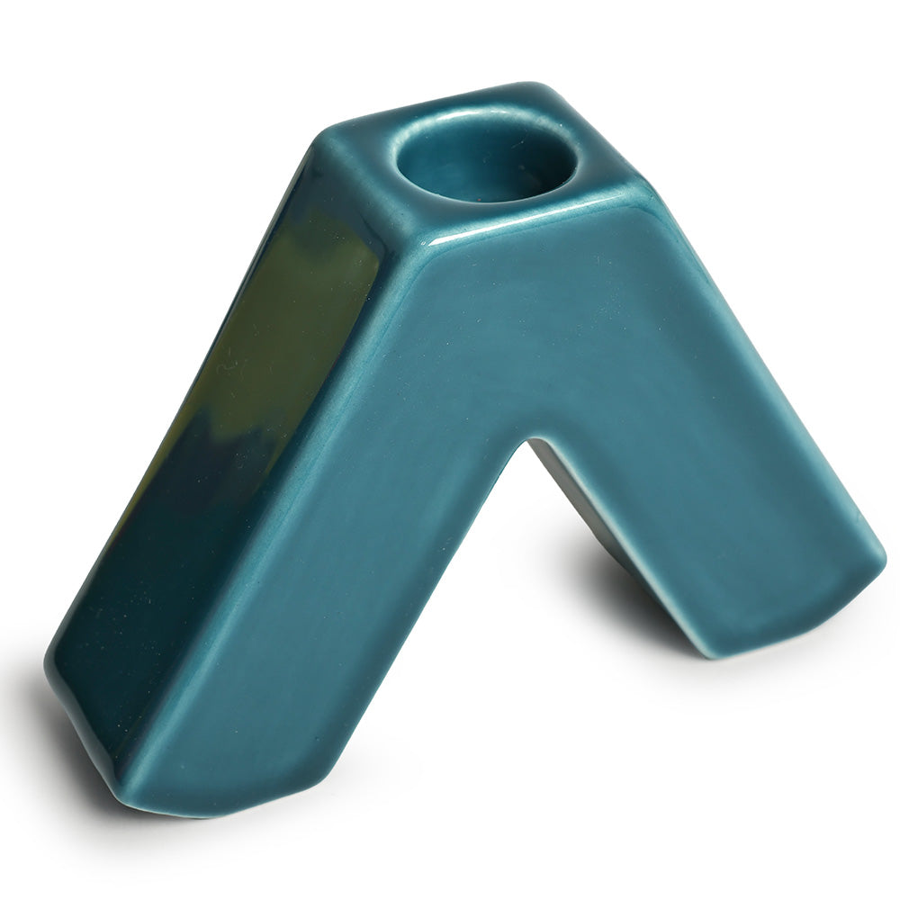 Kerzenhalter whywhy Lagoon Blue