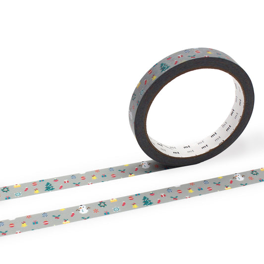 MT Masking Tape Large Pixel Christmas