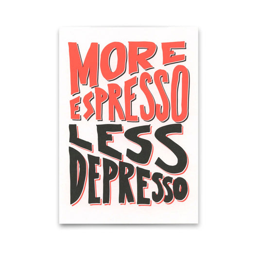 Postkarte More Espresso