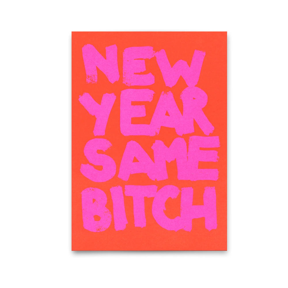 Postcard Same bitch