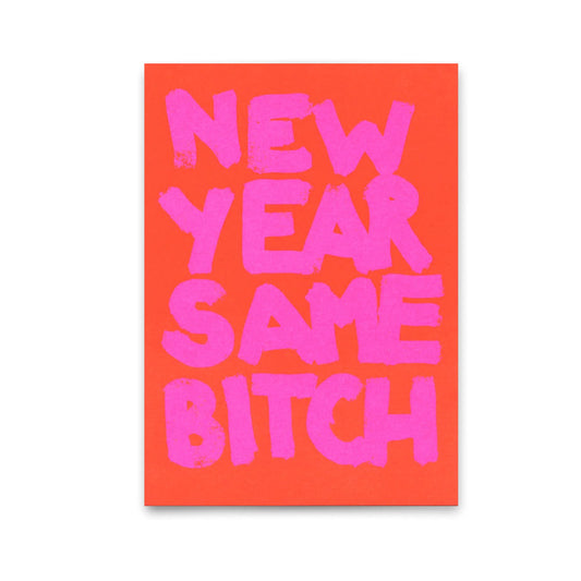 Postcard Same bitch