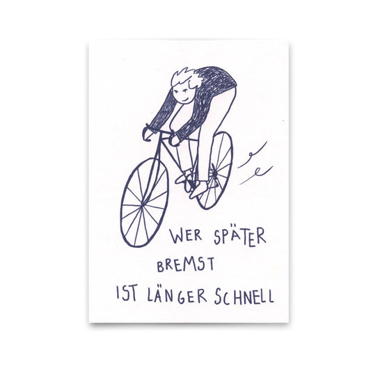 Postkarte Länger schnell