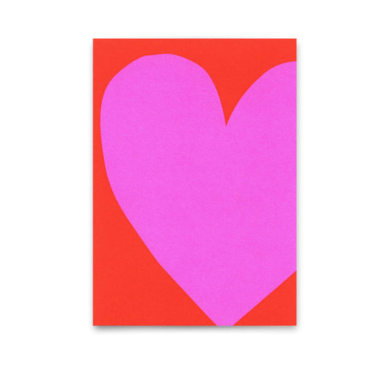 Postkarte Pink Heart