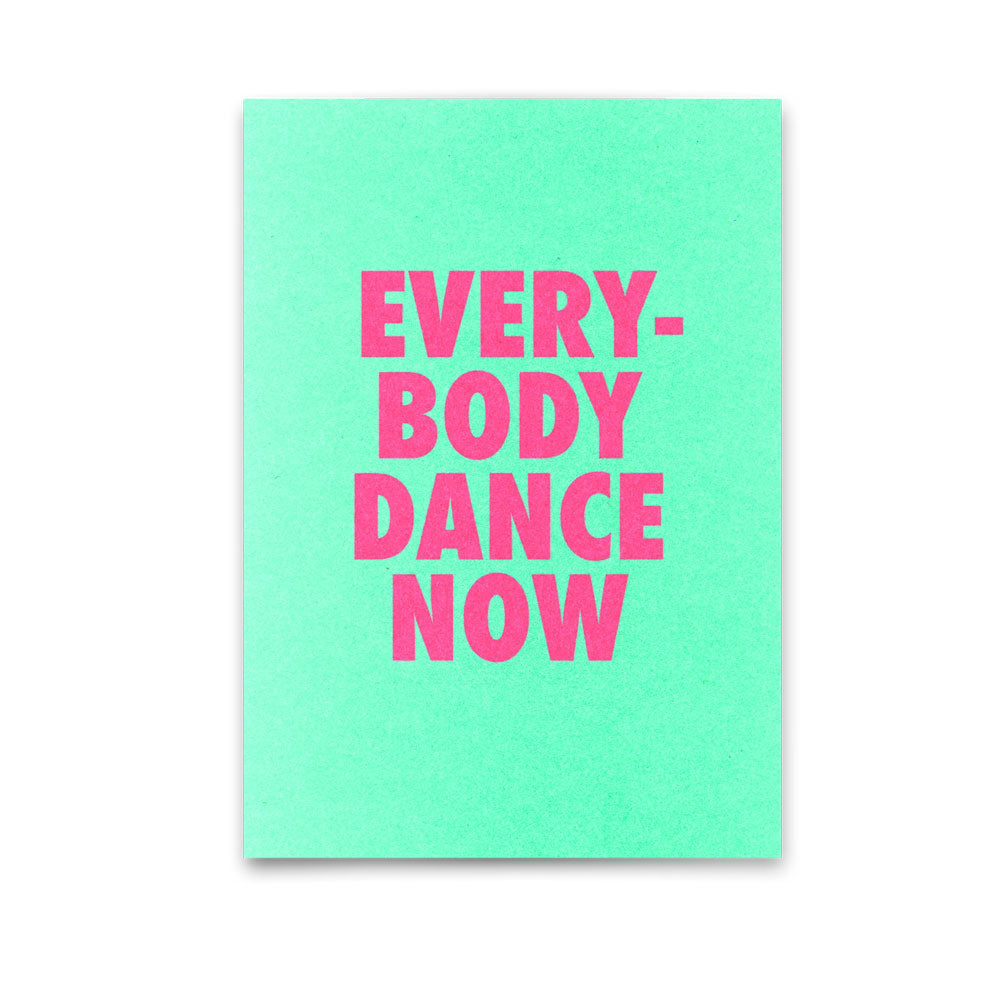 Postkarte Everybody dance