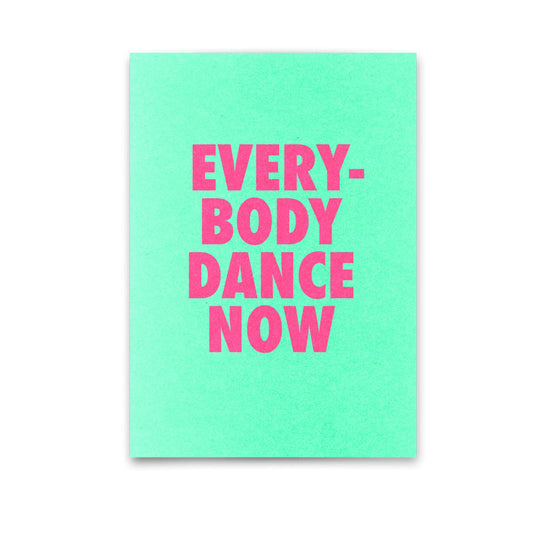 Postkarte Everybody dance