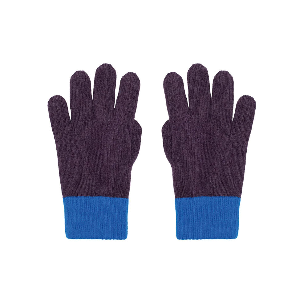 Plum Merino Wool Gloves