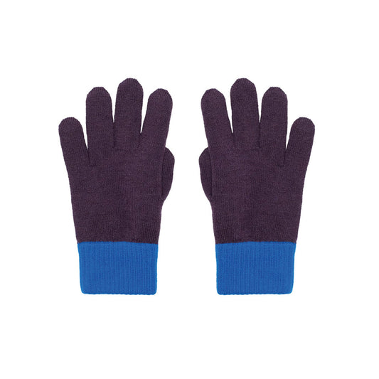 Plum Merino Wool Gloves